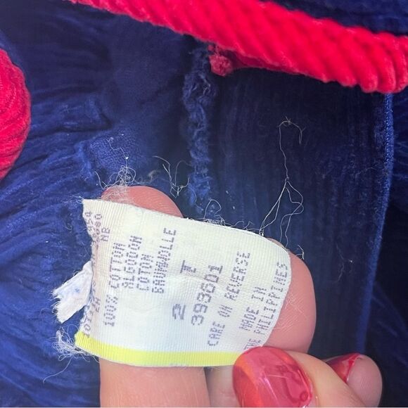 Vintage 90s back to school Apple two piece shirt and skirt size 2t - Picture 6 of 7